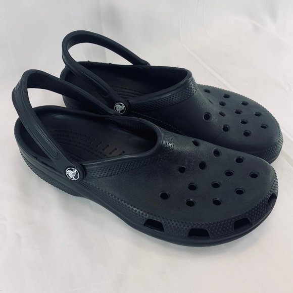 Men’s Black Crocs Size 12 Slip On Rubber Shoes main image 4